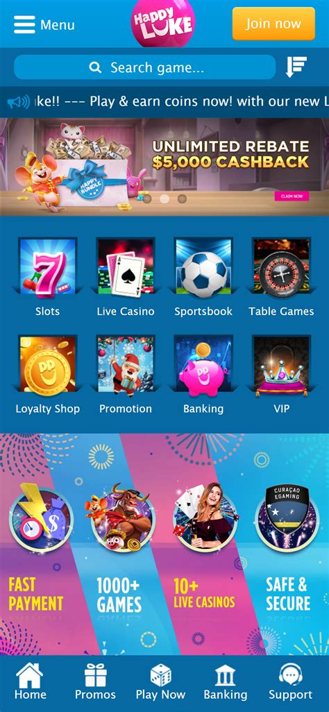 Happy luke casino app